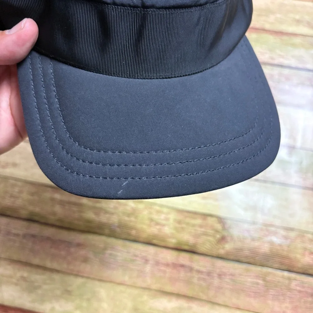 Lululemon Fast and Free Mesh Trucker Hat Black Running Cap Snapback